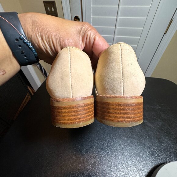 Jeffrey Campbell size 8.5 open case tan suede flat  slip on - Picture 5 of 12